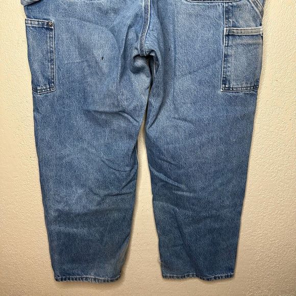 Vintage Carhartt Denim Double Knee Jeans Dungaree Fit 38X30 - Picture 6 of 7